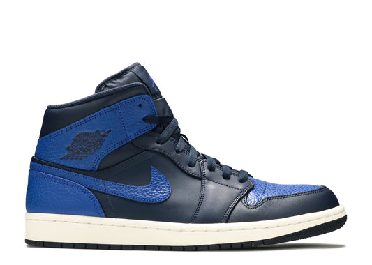 Air Jordan 1 Retro Mid Obsidian Royal