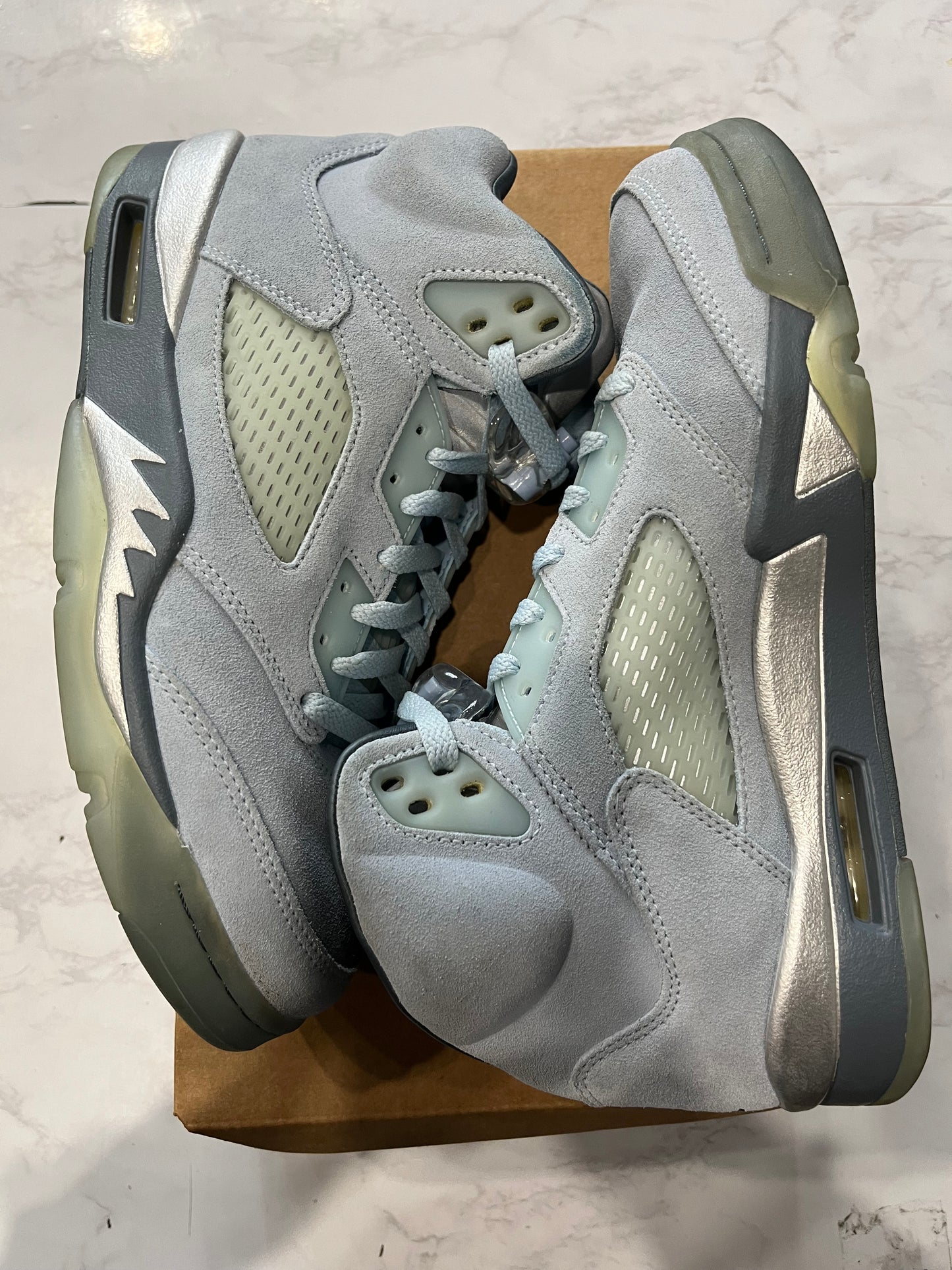 Wmns Jordan 5 Retro Blue Bird PRE-OWNED