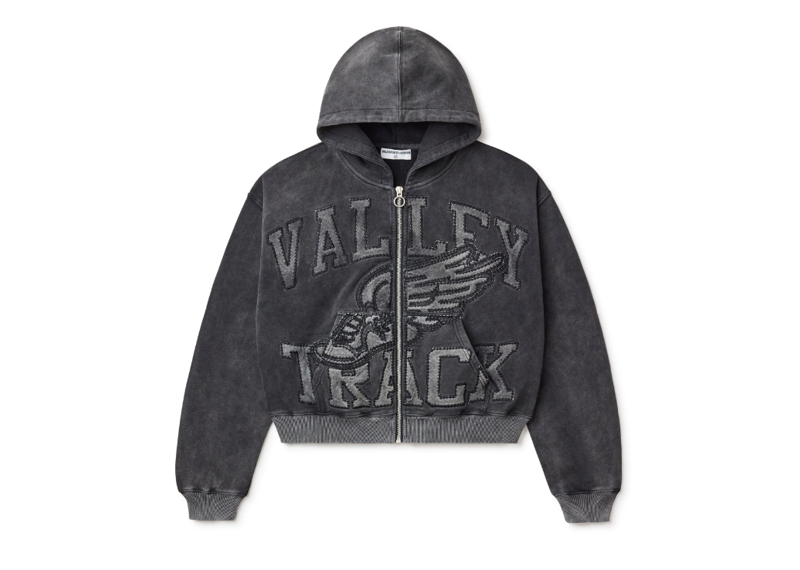 Vale Forever Black Cat Zip up Hoodie