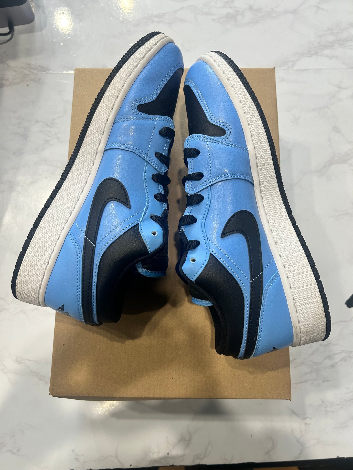 Jordan 1 Low GS University Blue Black PRE-OWNED