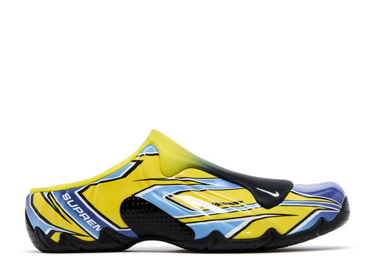 Supreme x Clogposite Opti Yellow Blue