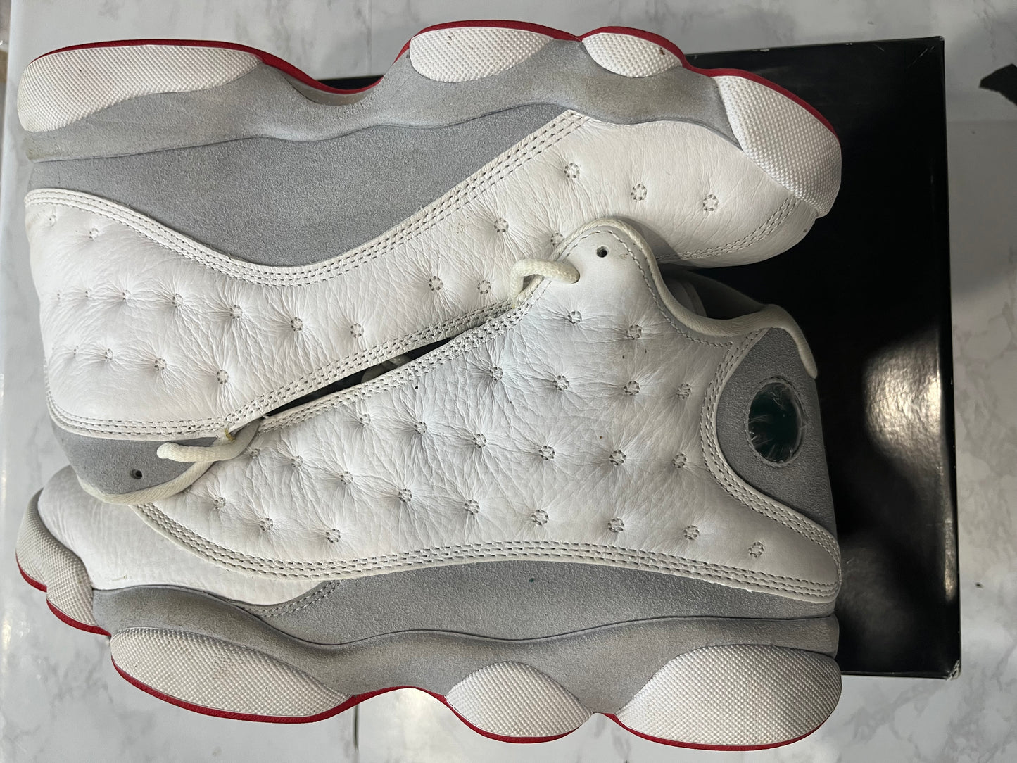 Jordan 13 Retro White Wolf Grey PRE-ONWED