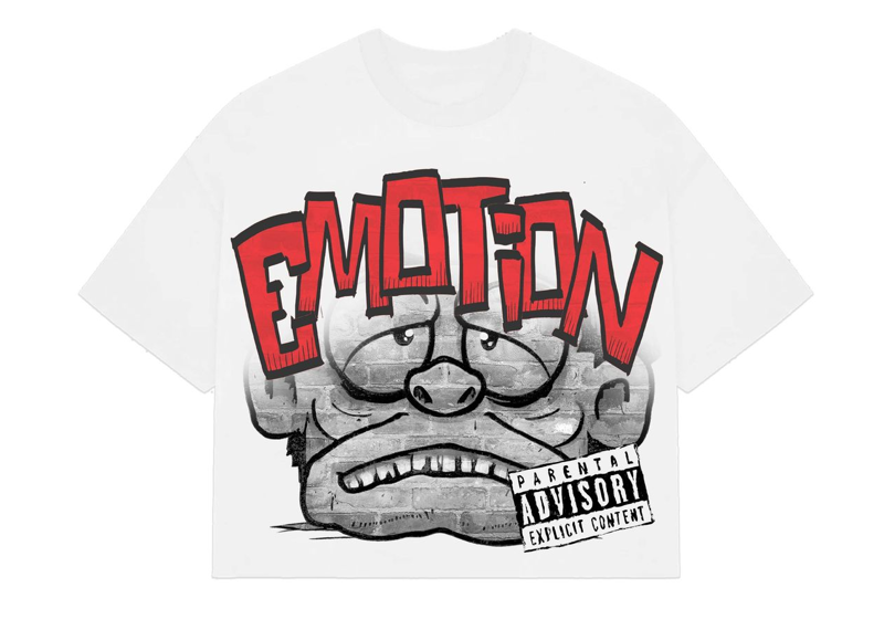 White Monster Cropped Tee