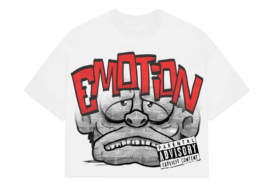 White Monster Cropped Tee