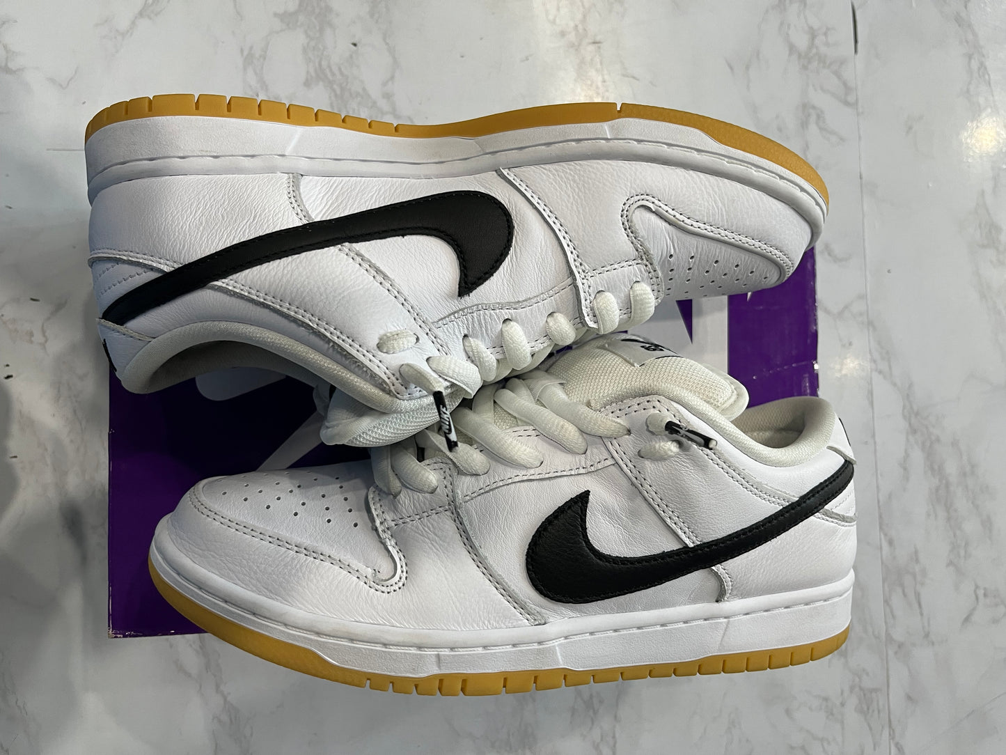 Nike Dunk Low SB White Gum  PRE-OWNED