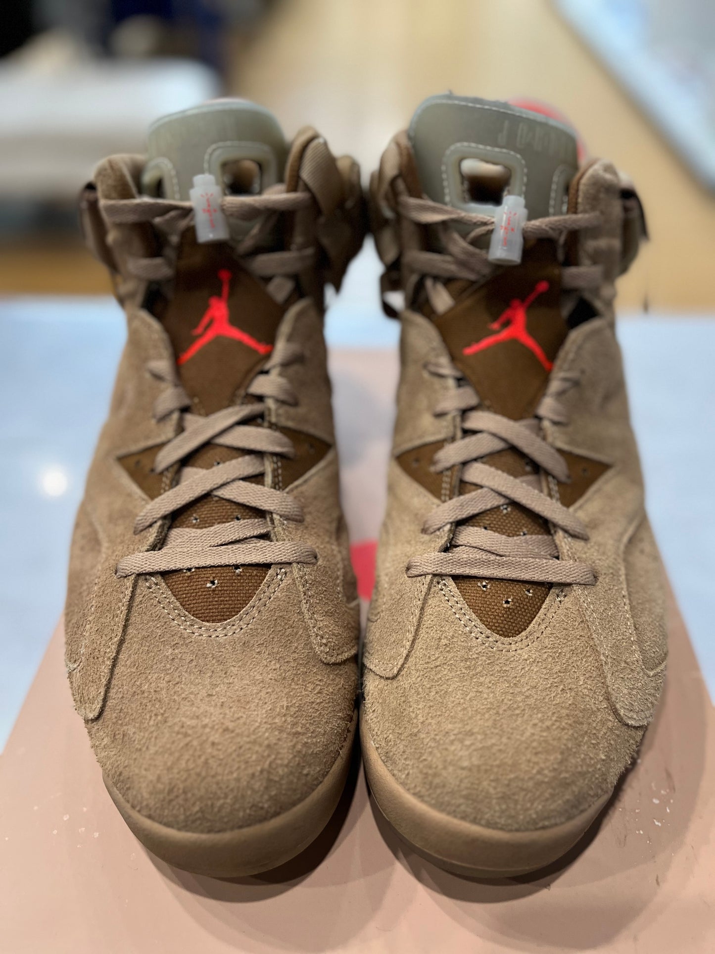 Travis Scott x Jordan 6 Retro British Khaki PRE-OWNED