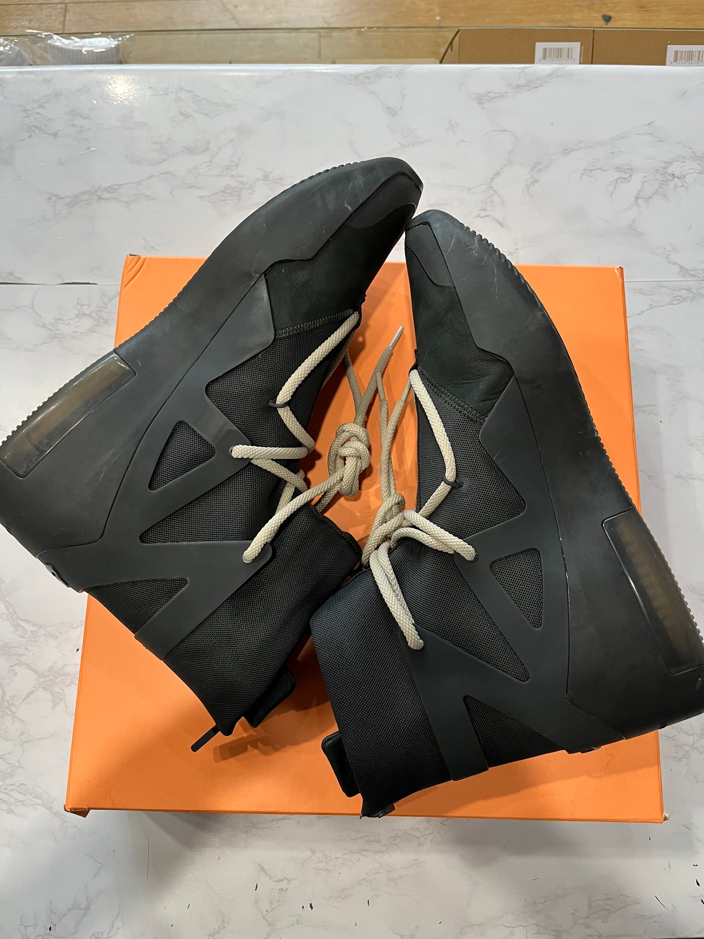 Air Fear of God 1 Triple Black PRE-OWNED