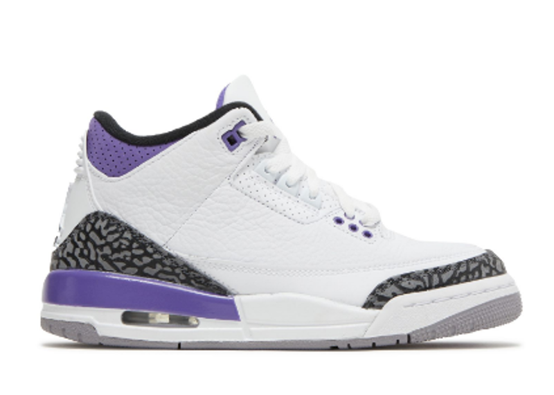 Jordan 3 Dark Iris GS PRE-OWNED