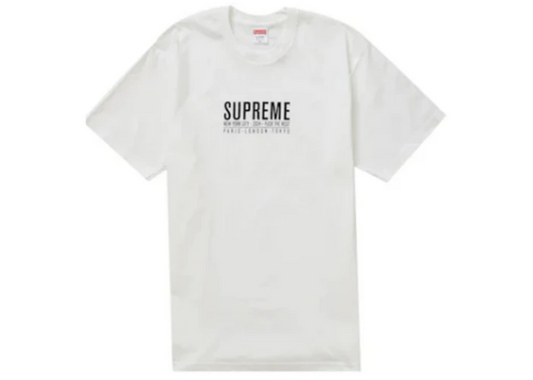 Supreme Paris Tee White