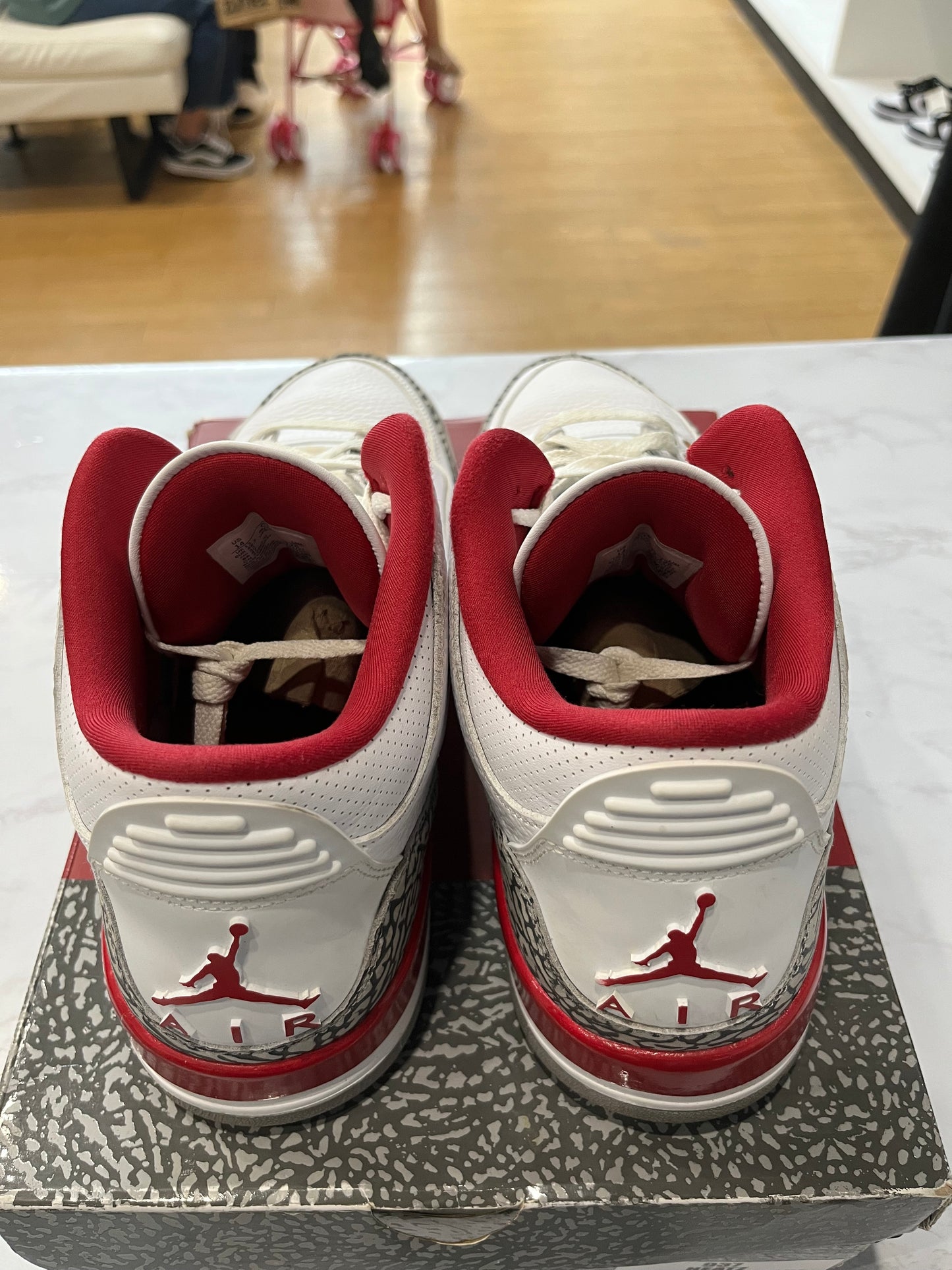 Jordan 3 Retro Cardinal Red PRE-OWNED