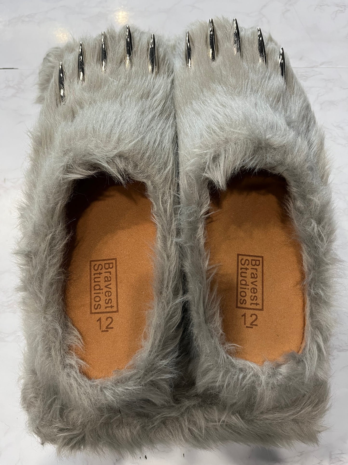 Bravest Studios Bear Claw Mule Grey PRE-OWNED
