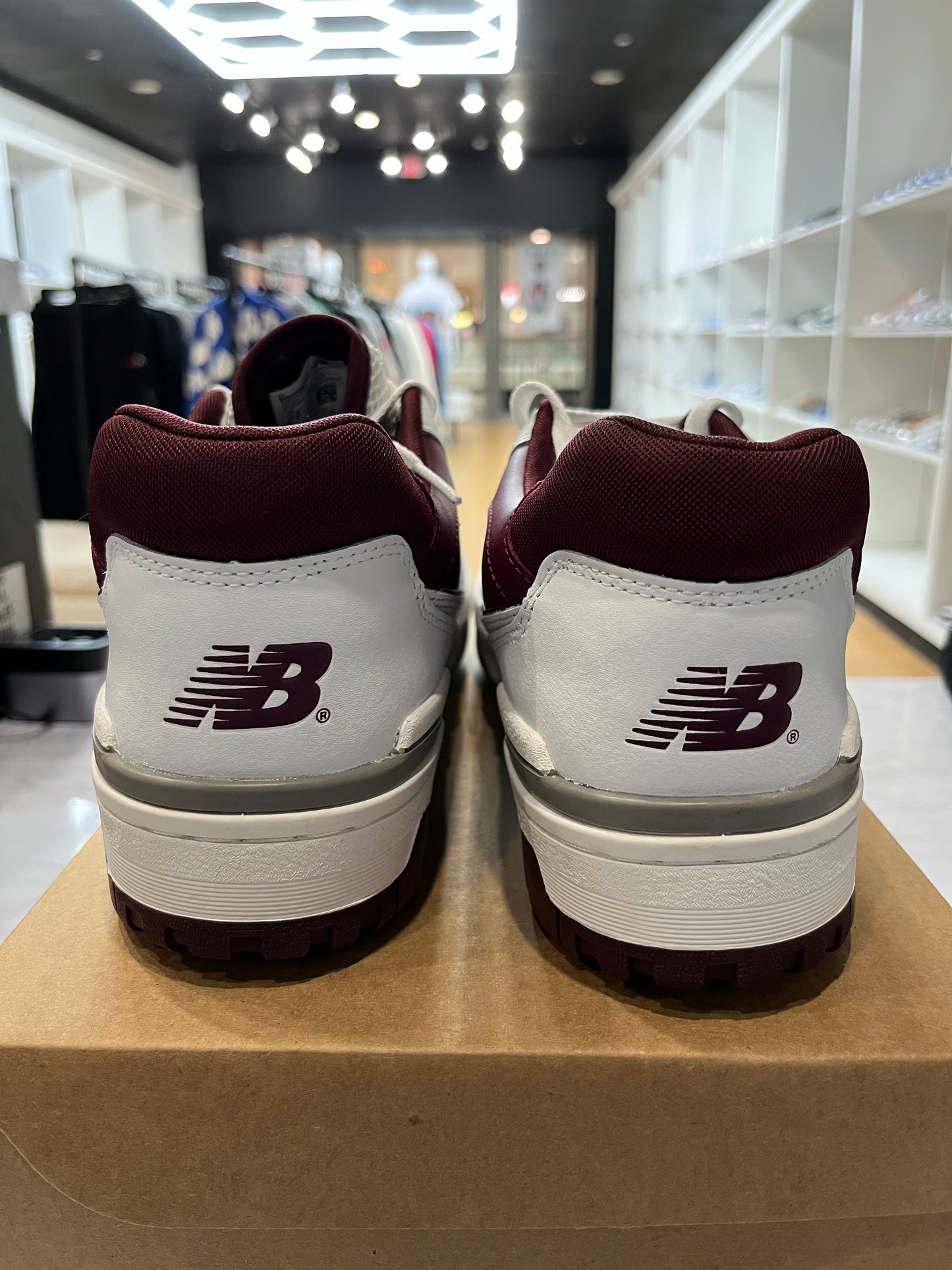 New Balance 550 Burgundy Turquoise  PRE-OWNED