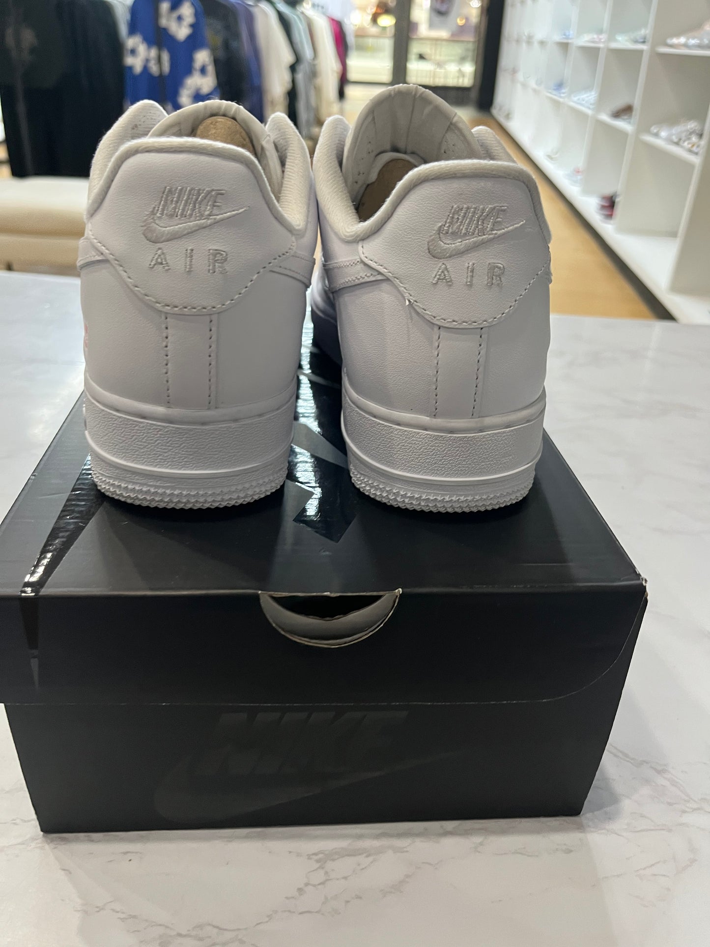 Supreme x Air Force 1 Low Box Logo - White Pre Owned