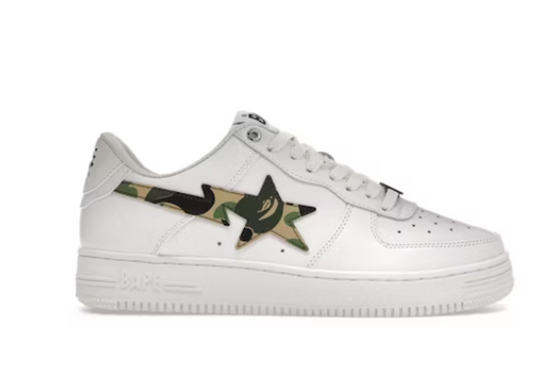 A Bathing Ape Bape Sta Low Camo Green PRE-OWNED