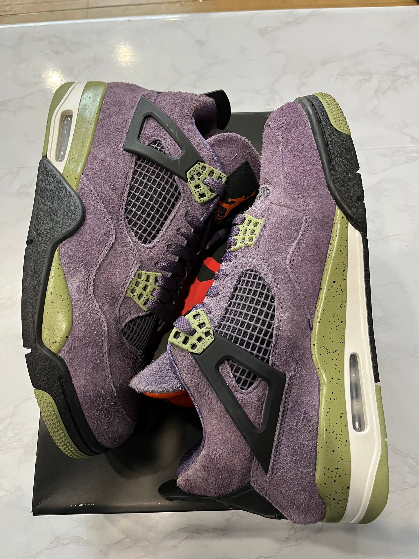 Wmns Jordan 4 Retro Canyon Purple PRE-OWNED