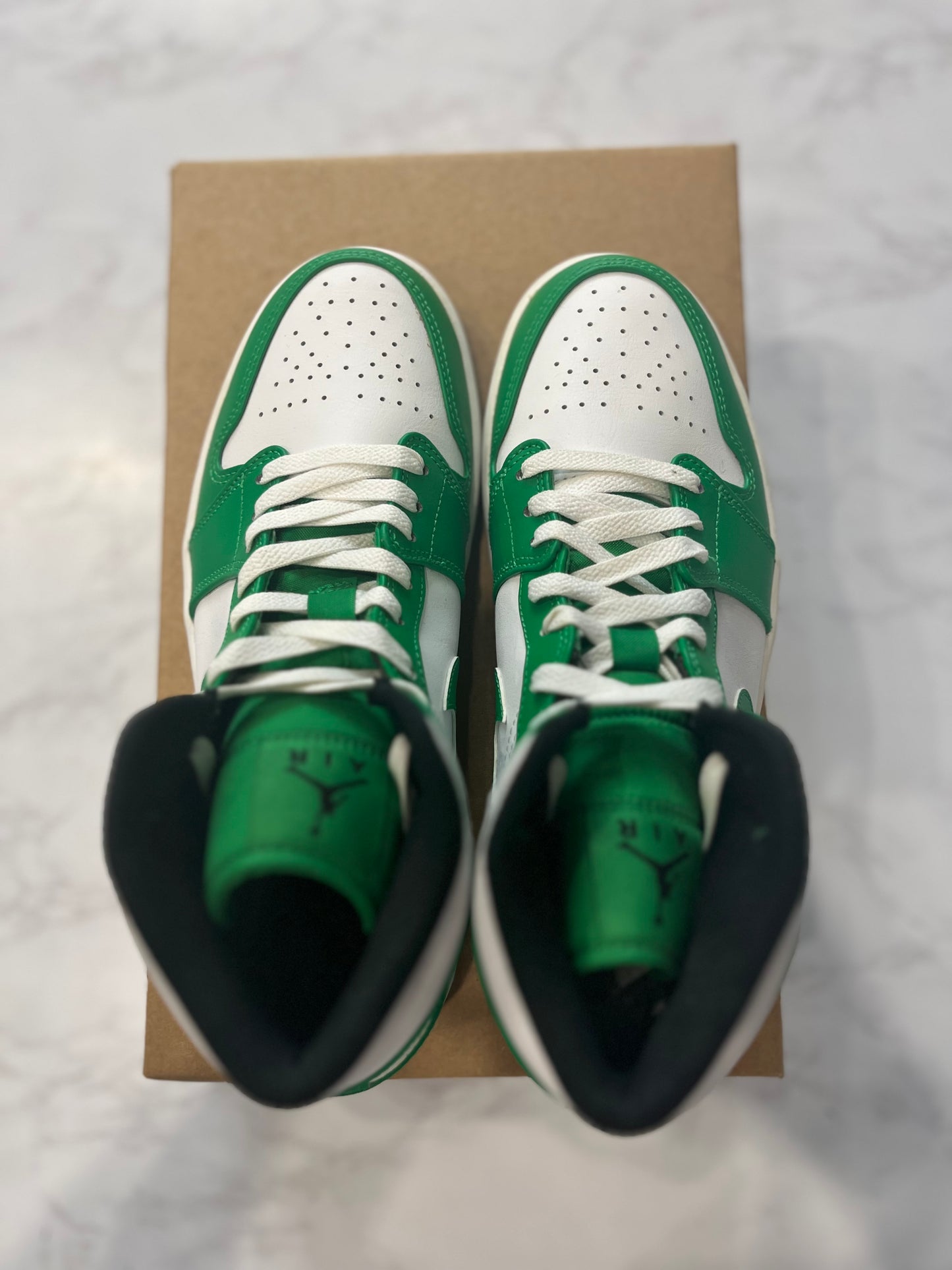 Jordan 1 Mid Lucky Green PRE-OWNED
