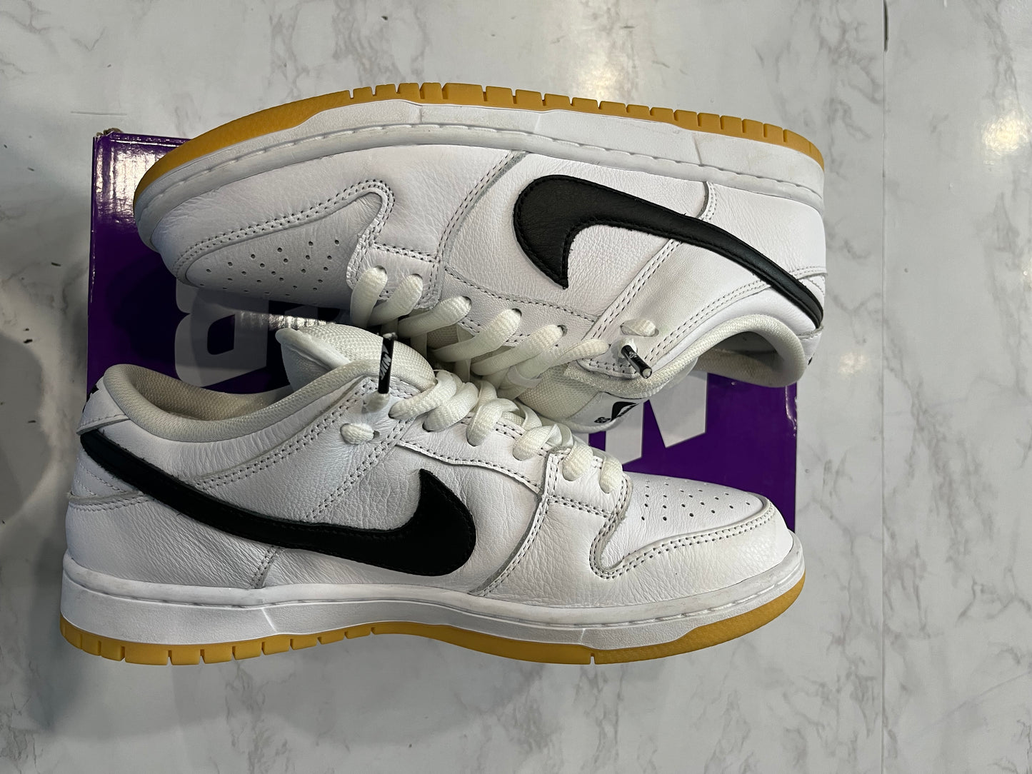 Nike Dunk Low SB White Gum  PRE-OWNED