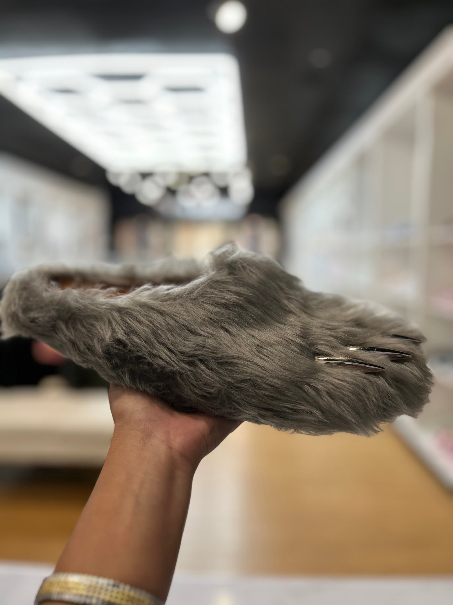 Bravest Studios Bear Claw Mule Grey PRE-OWNED