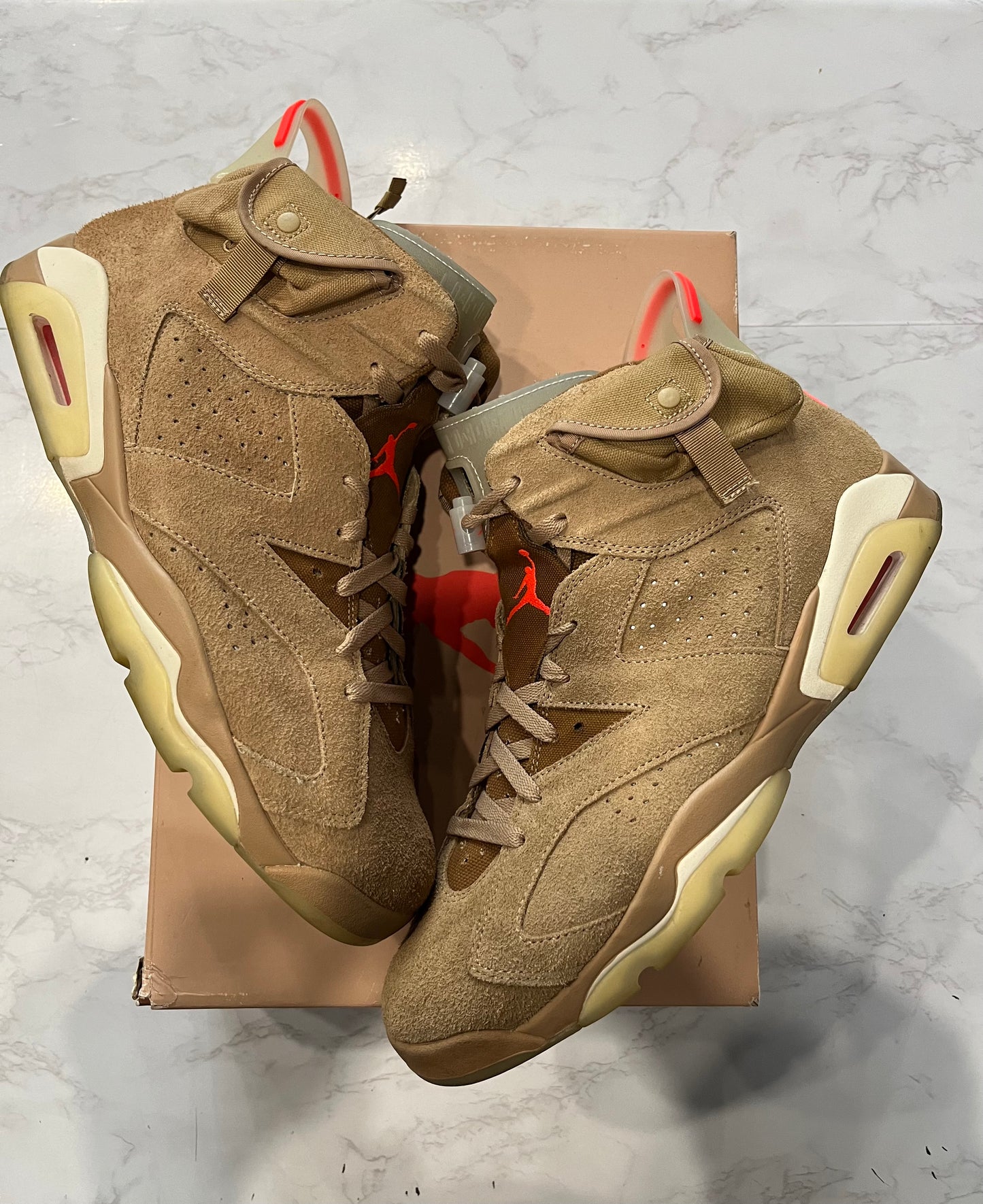 Travis Scott x Jordan 6 Retro British Khaki PRE-OWNED