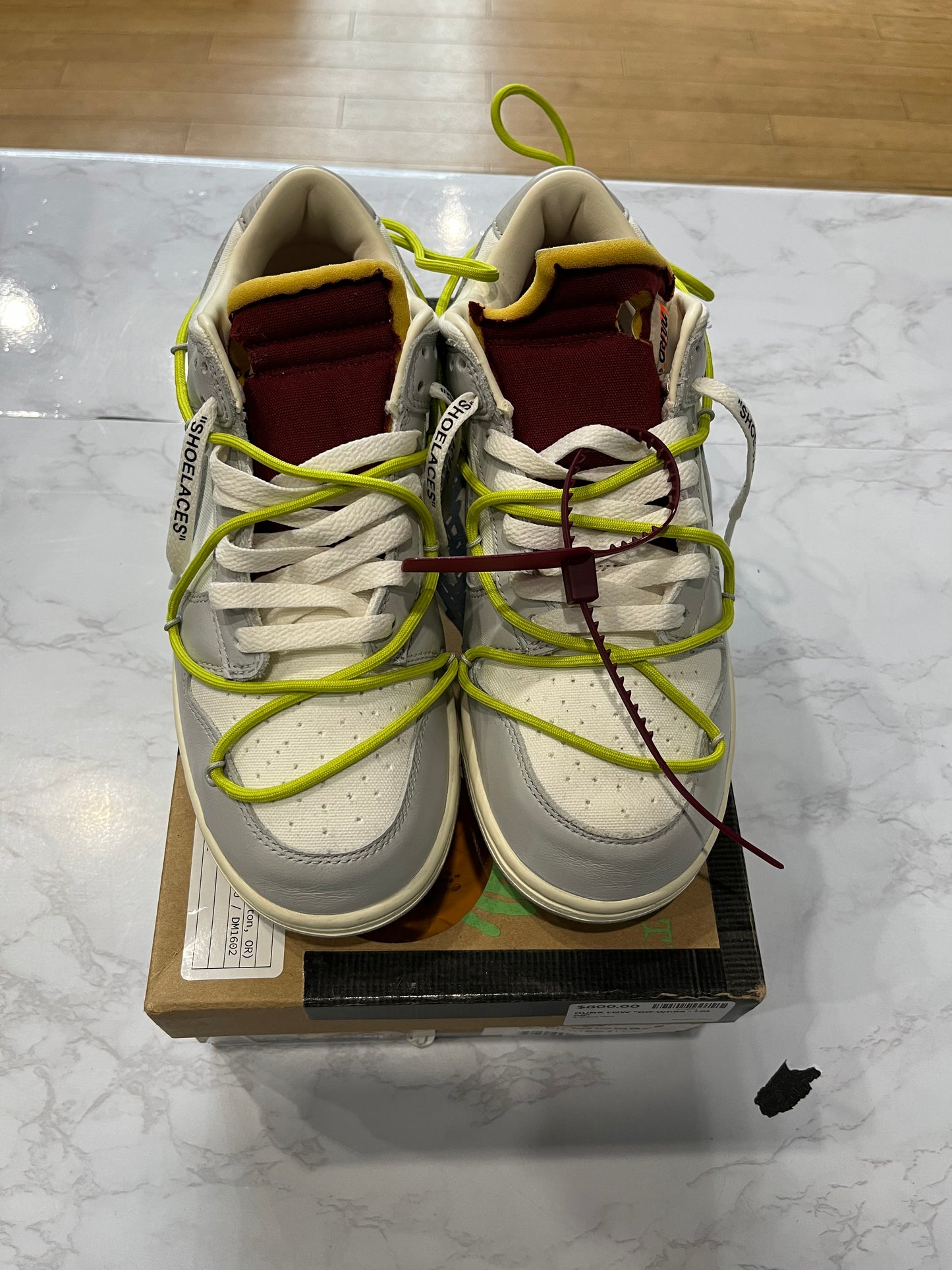 Off White X Dunk Low Lot 08 Of 50 PRE-OWNED