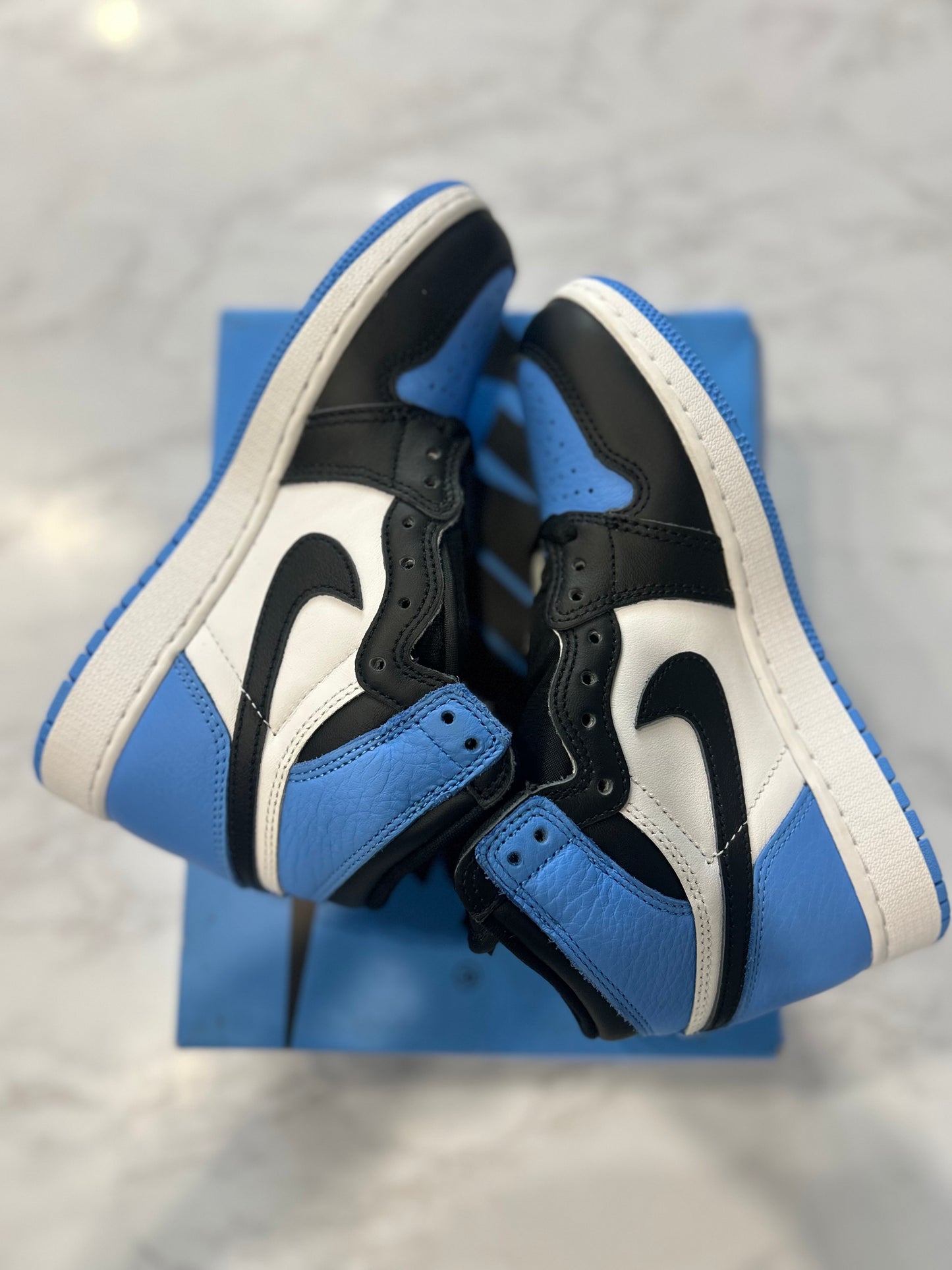 Jordan 1 Retro High OG GS UNC Toe Pre Owned