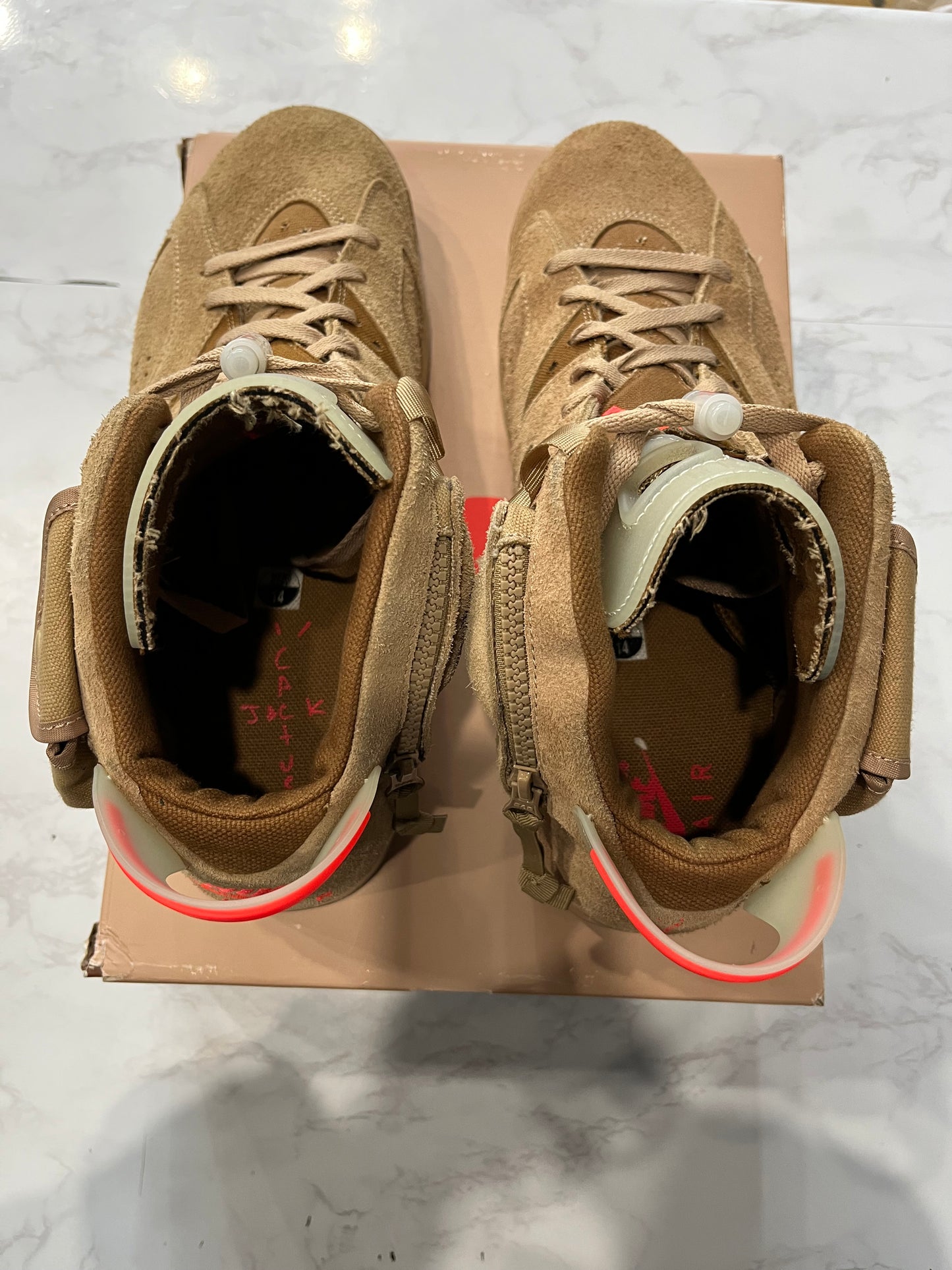 Travis Scott x Jordan 6 Retro British Khaki PRE-OWNED