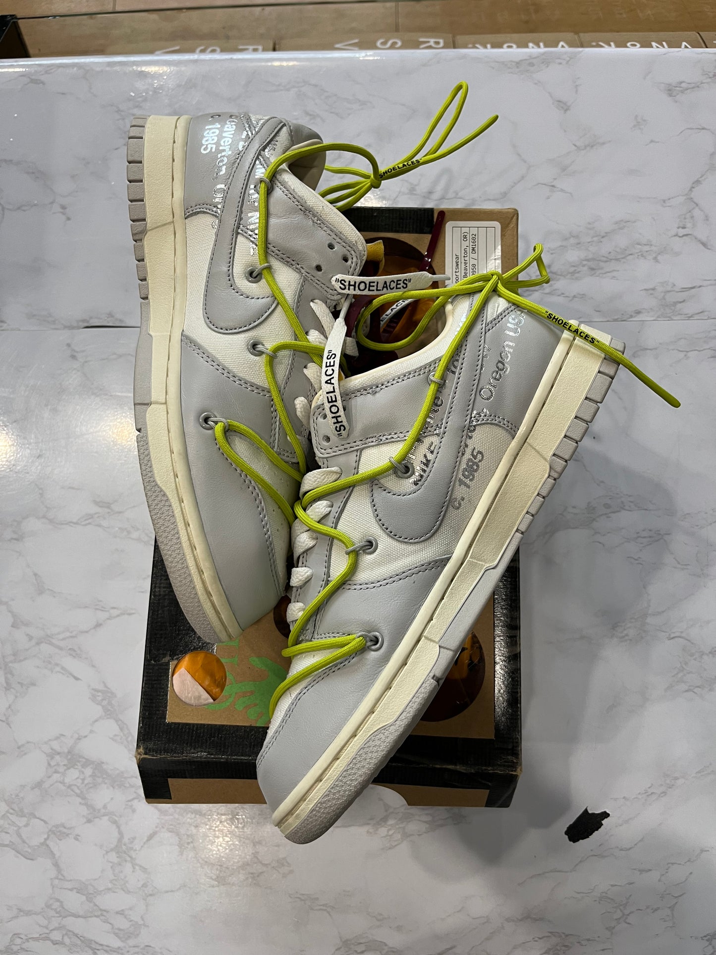 Off White X Dunk Low Lot 08 Of 50 PRE-OWNED