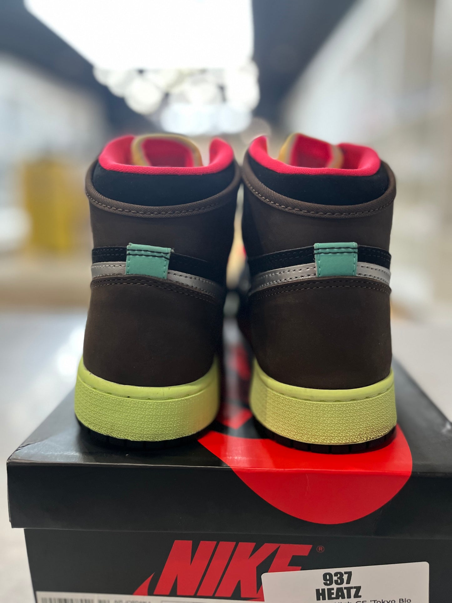 Jordan 1 Retro High GS Tokyo Bio Hack PRE-OWNED