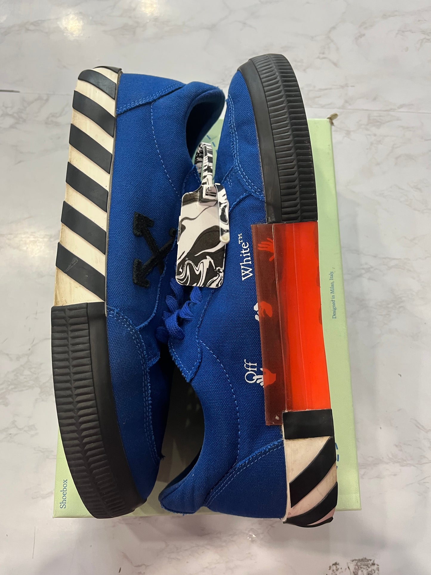 Off-White Vulc Low Blue Black