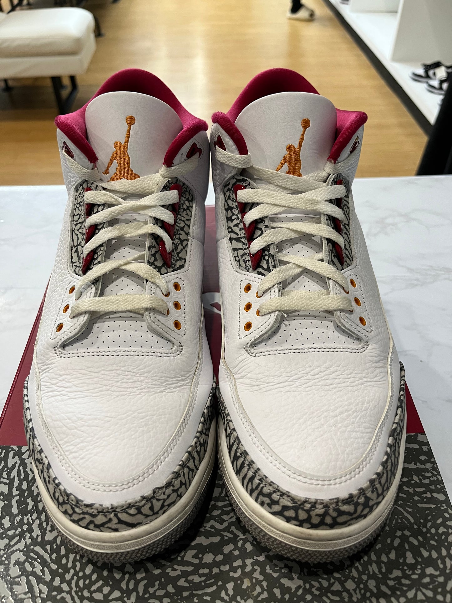 Jordan 3 Retro Cardinal Red PRE-OWNED