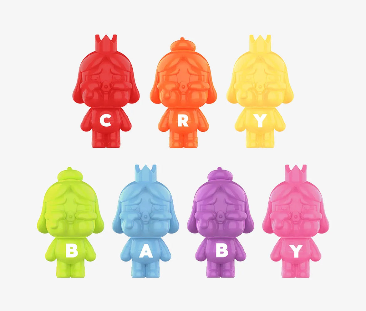 Pop Mart Pop Bean Crybaby Mini Figure Rainbow Set