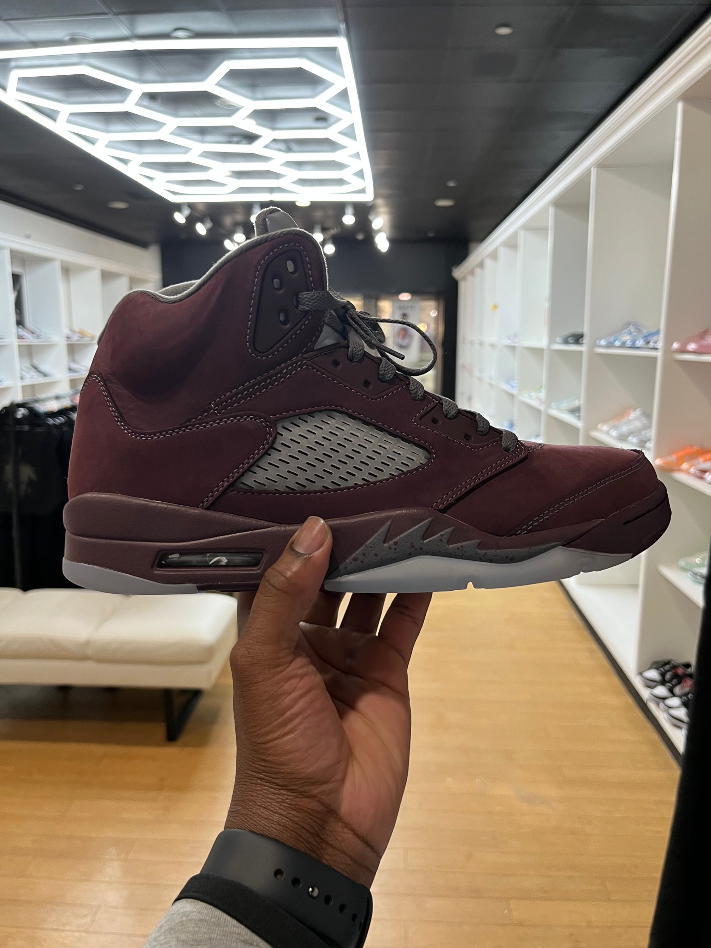 Jordan 5 Retro SE Burgundy PRE-OWNED