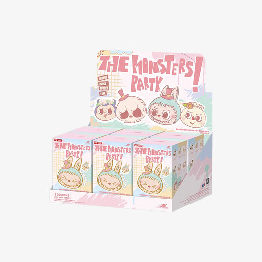 Pop Mart Labubu The Monsters Party Series Reversible Plush Doll Sealed Case (1 UNIT)