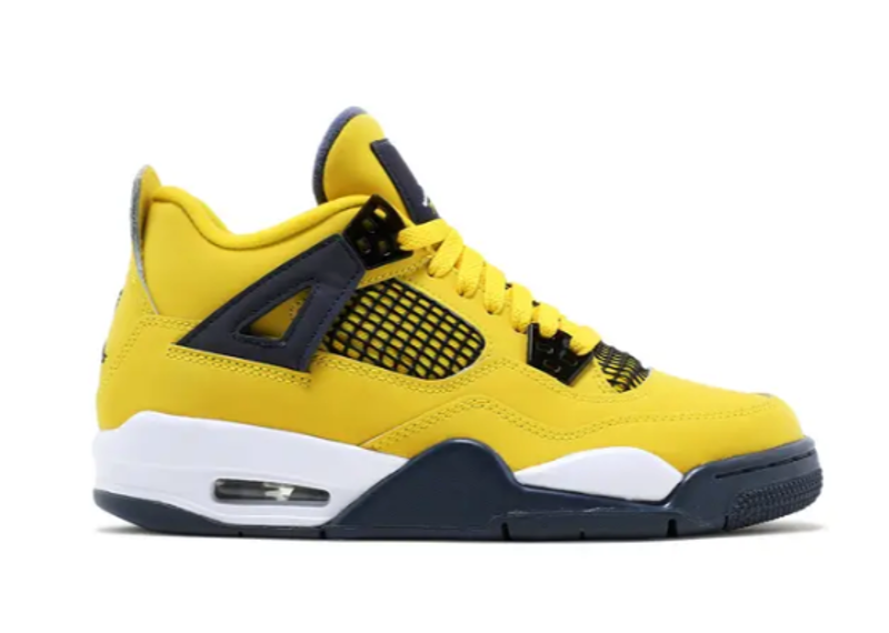 Jordan 4 Retro GS Lightning 2021 PRE-OWNED