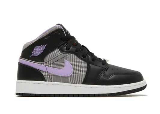 Jordan 1 Mid SE GS Houndstooth PRE-OWNED