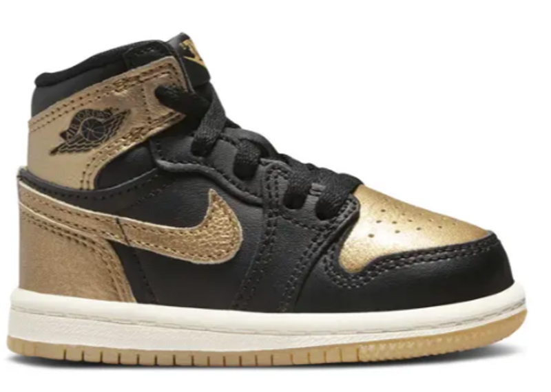 Jordan 1 Retro High OG TD Black Metallic Gold PRE-OWNED