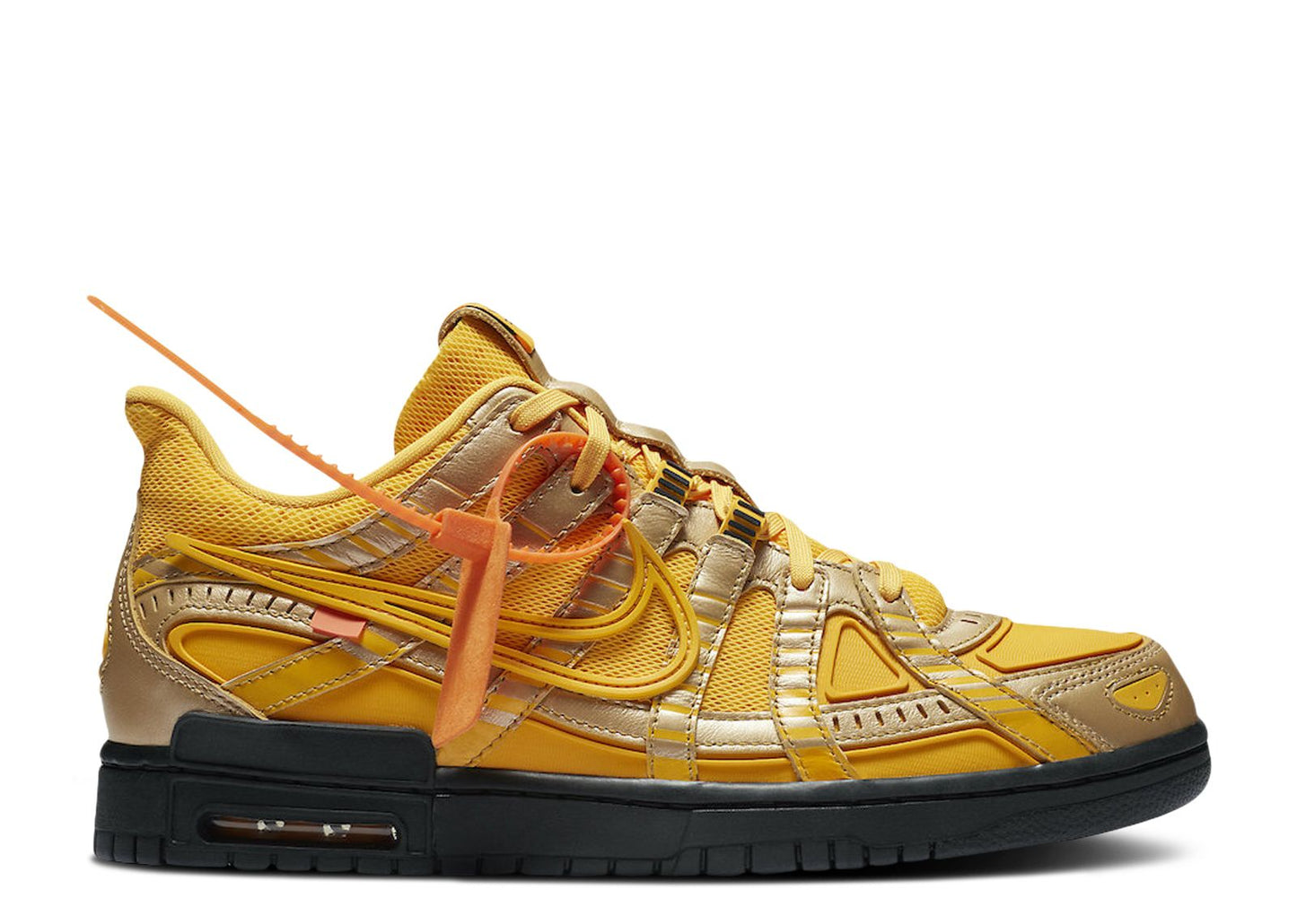 Off-White x Air Rubber Dunk University Gold PRE-OWNED