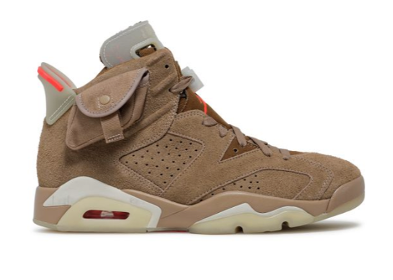 Travis Scott x Jordan 6 Retro British Khaki PRE-OWNED