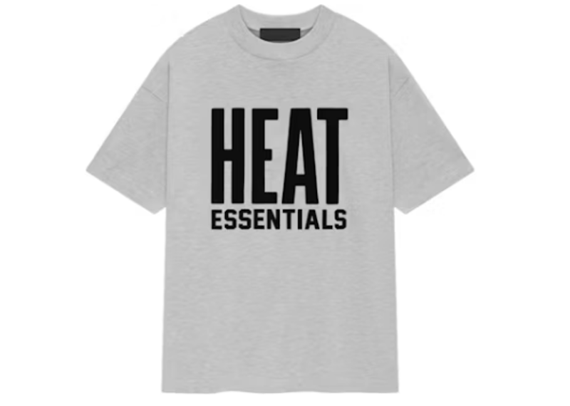 Fear of God Essentials NBA Heat Tee Light Heather