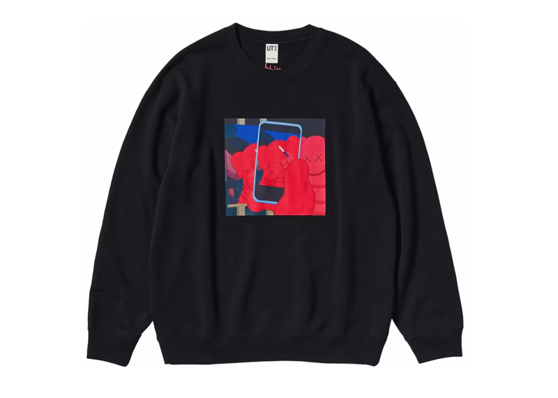 KAWS x Uniqlo Warhol Graphic 476119 Sweatshirt Black