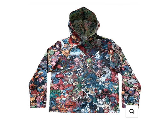 Custom Pokemon Collage Tapestry Hoodie