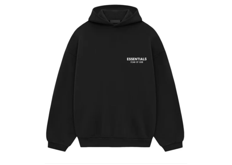 Fear of God Essentials Fleece Hoodie Black (FW24)