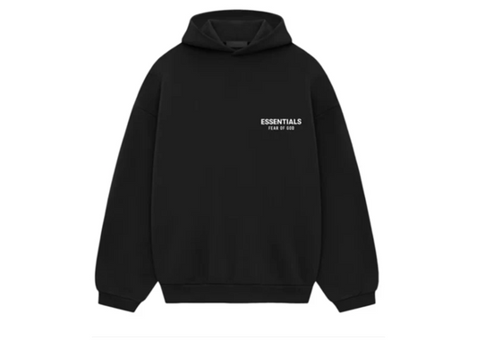 Fear of God Essentials Fleece Hoodie Black (FW24)