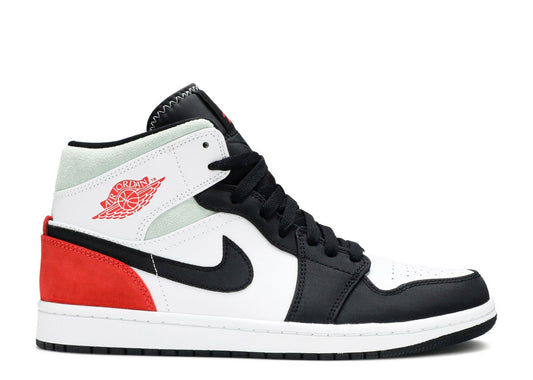 Air Jordan 1 Mid SE Red Black Toe