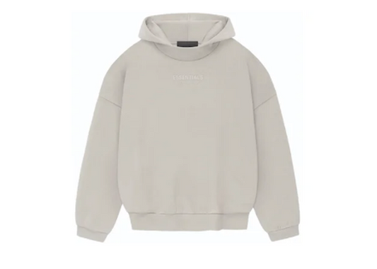 Fear of God Essentials Hoodie Silver Cloud