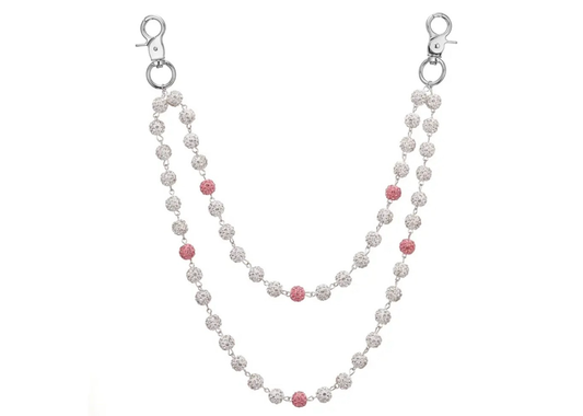 Pink Ice Wallet Chain