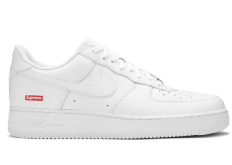 Supreme x Air Force 1 Low Box Logo - White Pre Owned